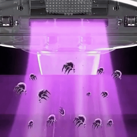 Mite & mattress Vacuum - UV sterilising handheld cleaner